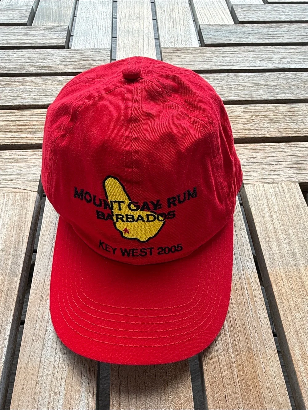 Collectible Mount Gay Rum Barbados Regatta cap from Key West, 2005